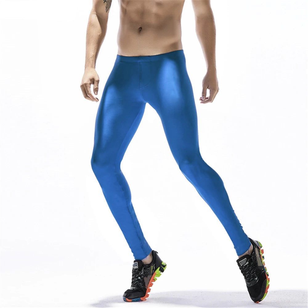 Sports Athletic Nylon Spandex Leggings