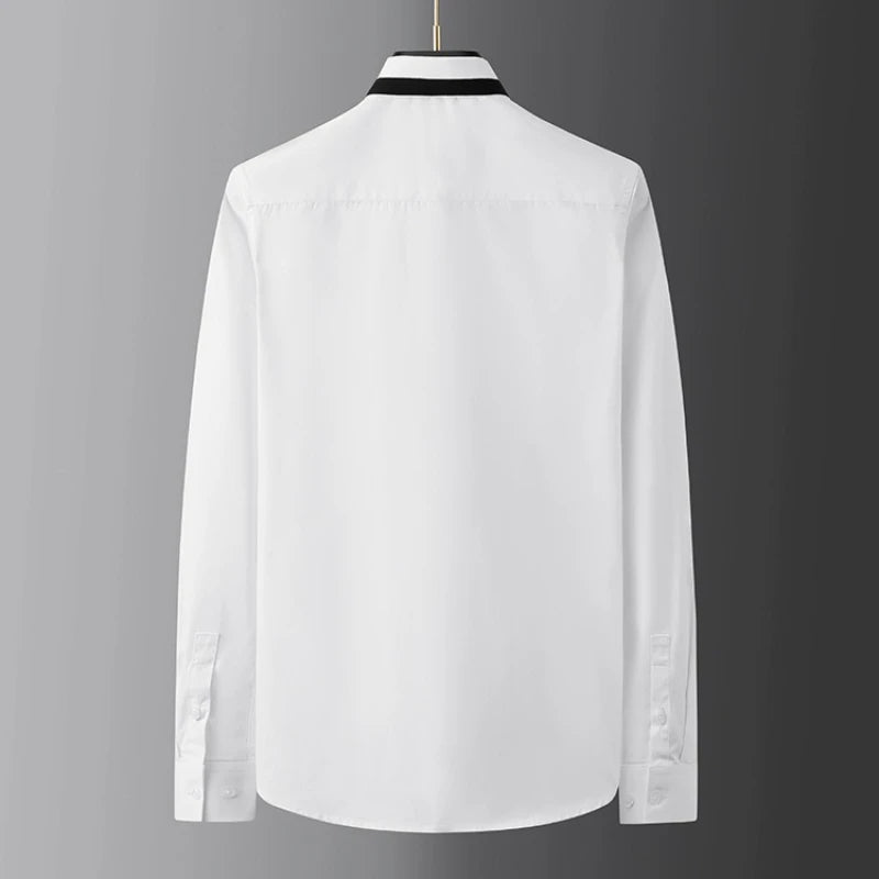 Personalized Design Spliced Men's Shirt