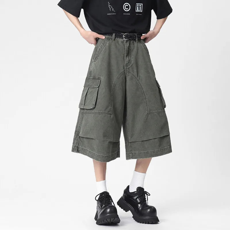Casual Simple Men's Loose Cargo Shorts