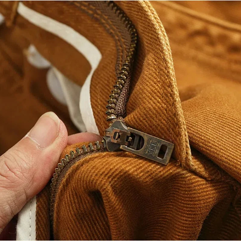 Workwear Classic Brown Denim Jeans