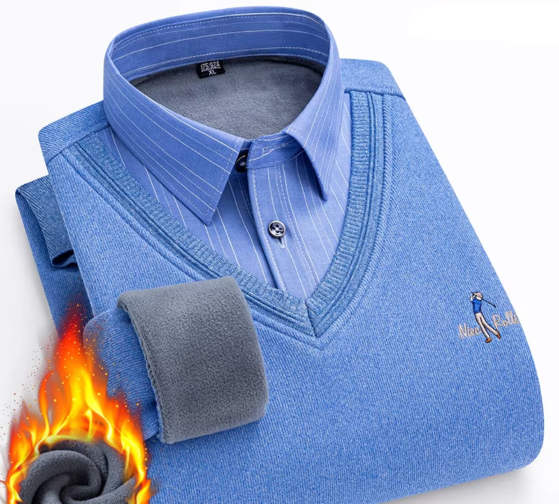 Two Layered Warm Thickened Sweater