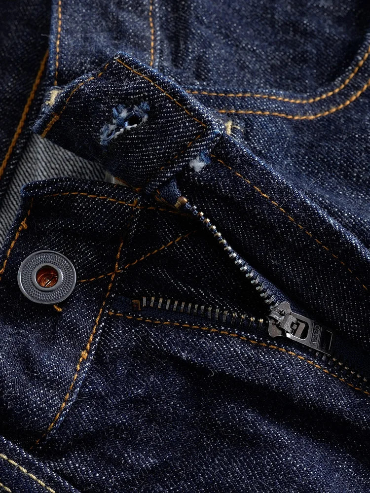 Solid Casual Denim Straight Jeans