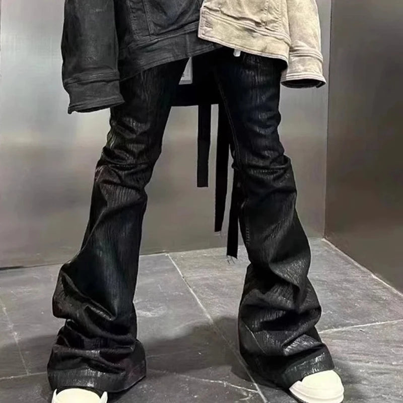 Refined Coated Flare Denim