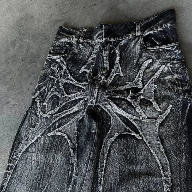 Gothic Retro Oversized Baggy Jeans