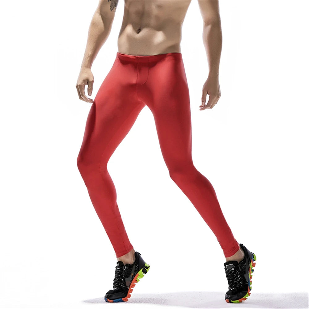 Sports Athletic Nylon Spandex Leggings