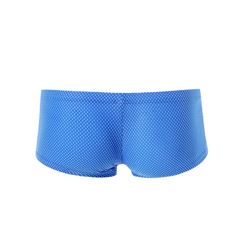 Dot Pattern Nylon Elastic Waist Boxer