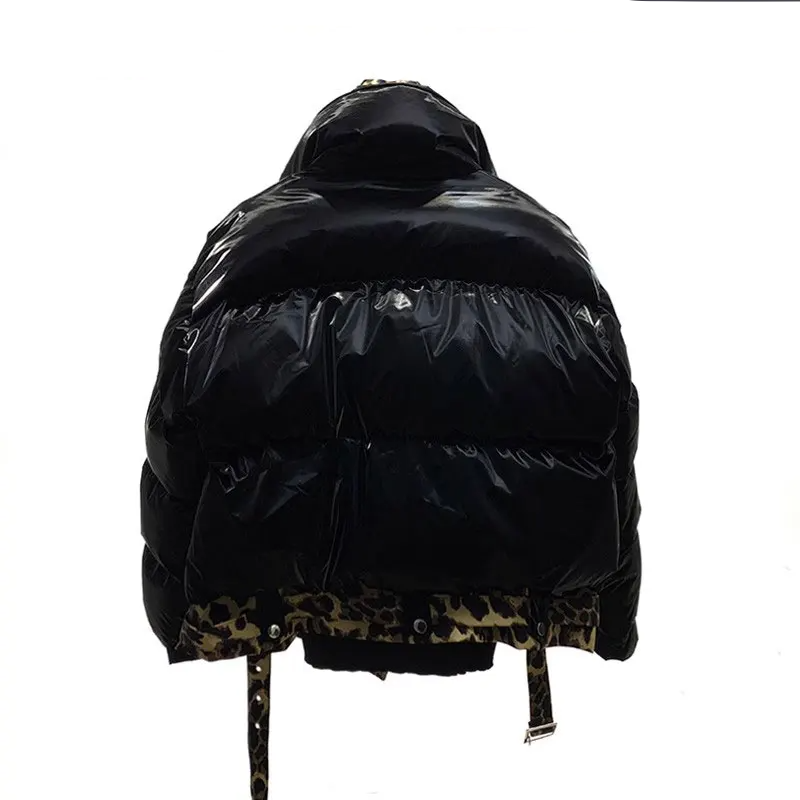 Casual Patchwork Double Puffy Jacket