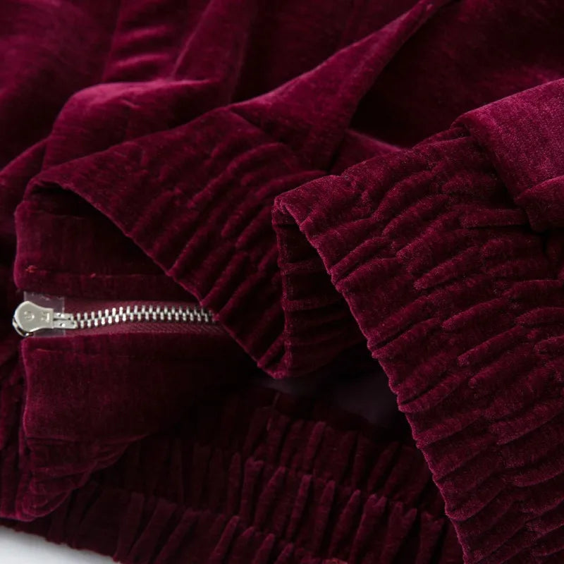 Elegant Smooth Suede Zipper Jacket