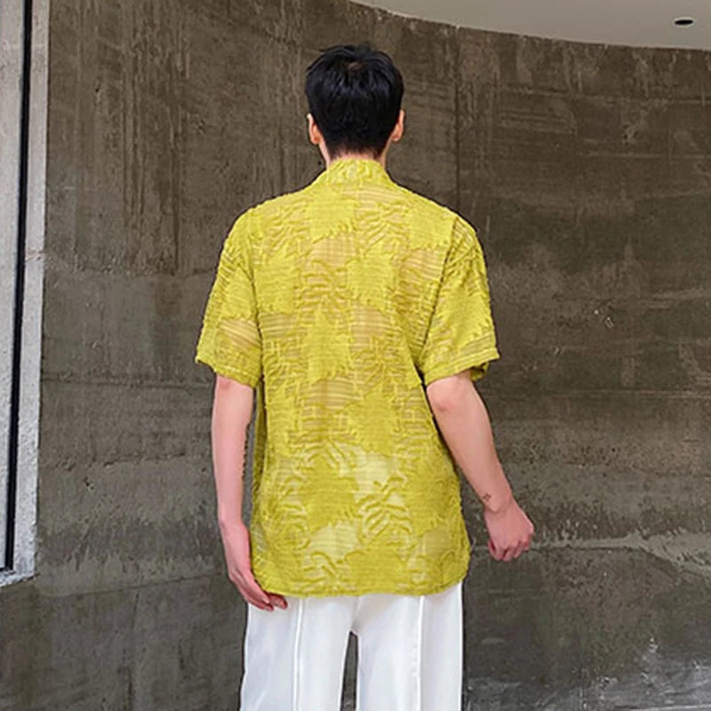 See Through Kimono Style Shirt