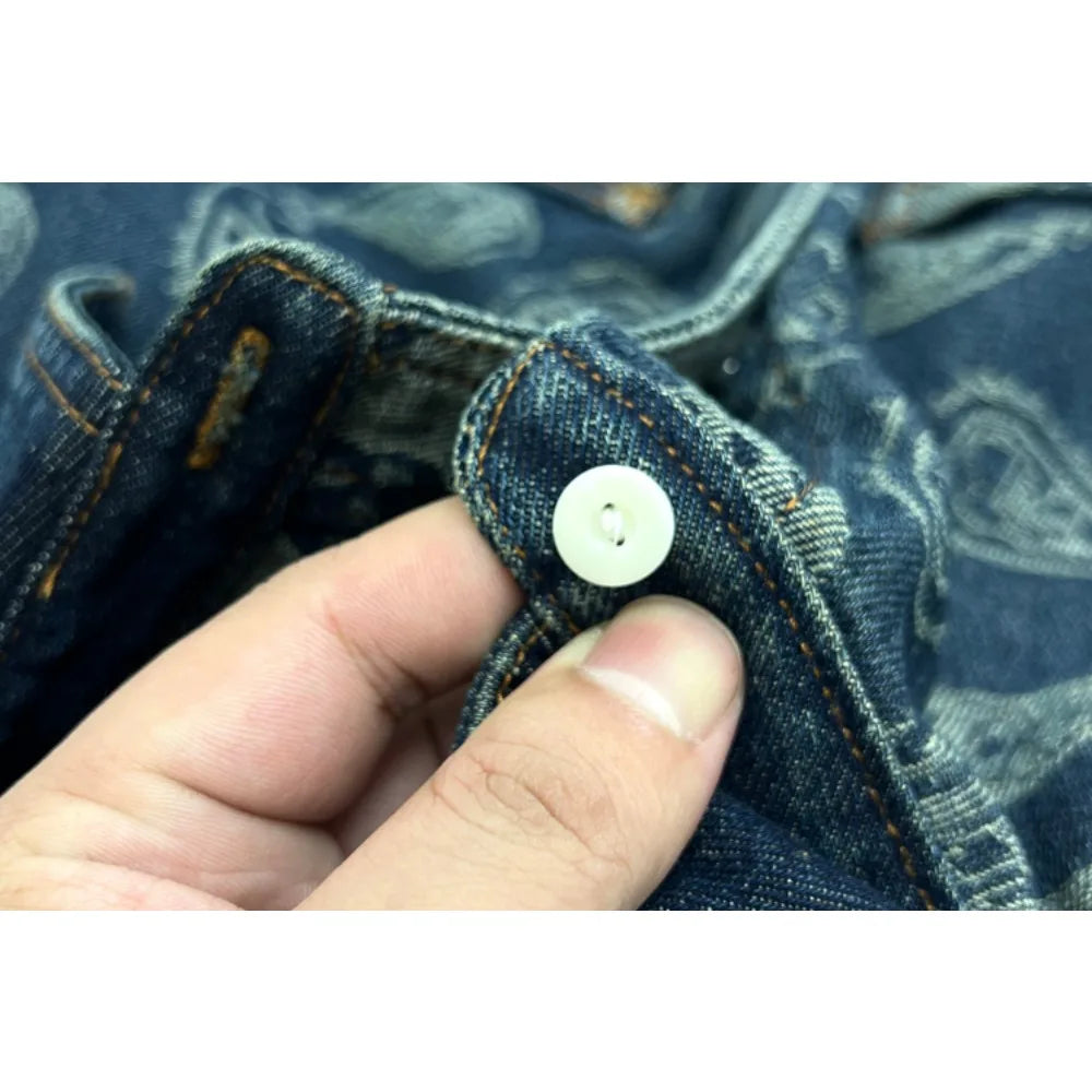 Fashionable Retro Paisley Pattern Shirt