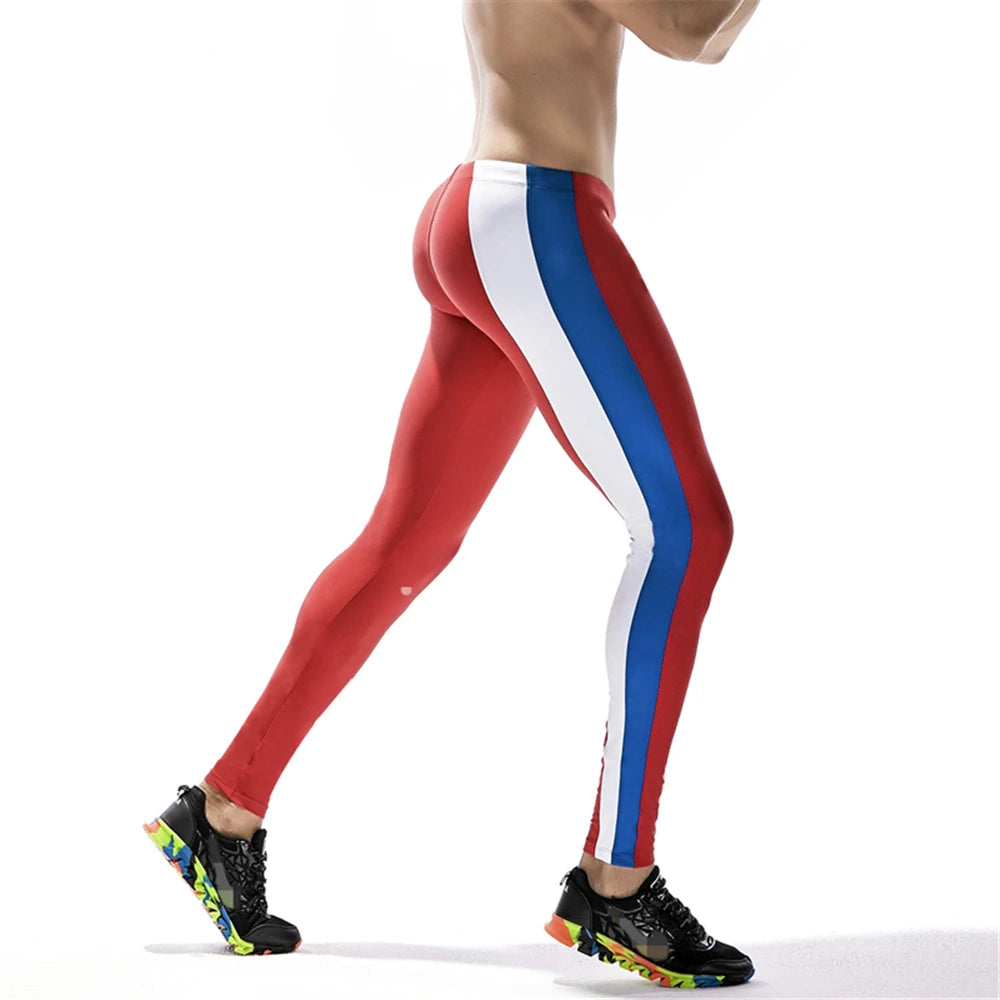 Sports Athletic Nylon Spandex Leggings