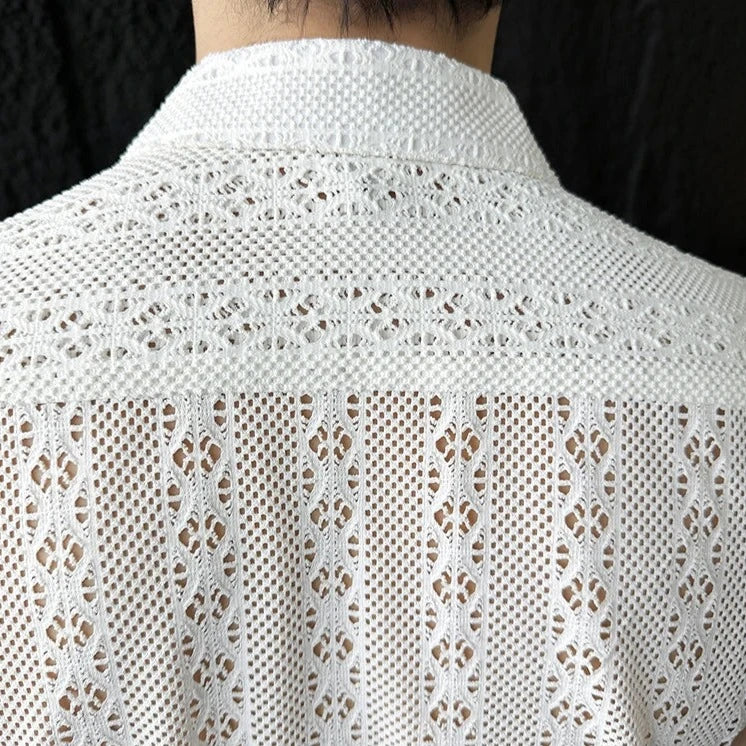 Casual Hollow Out Geometric Vest