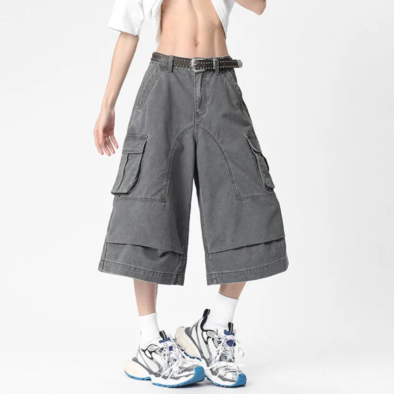 Casual Simple Men's Loose Cargo Shorts