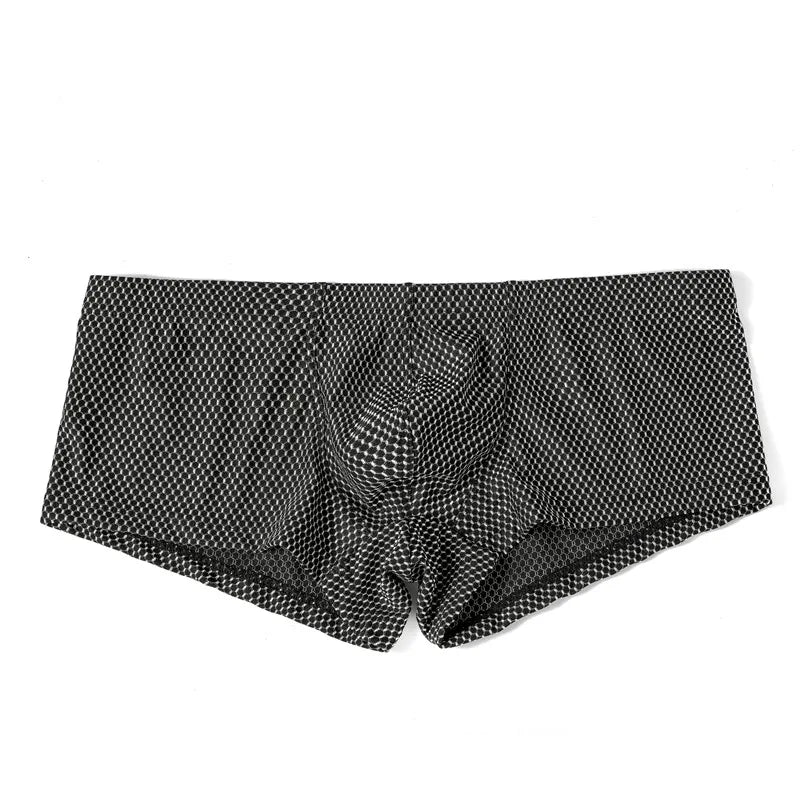Dot Pattern Nylon Elastic Waist Boxer