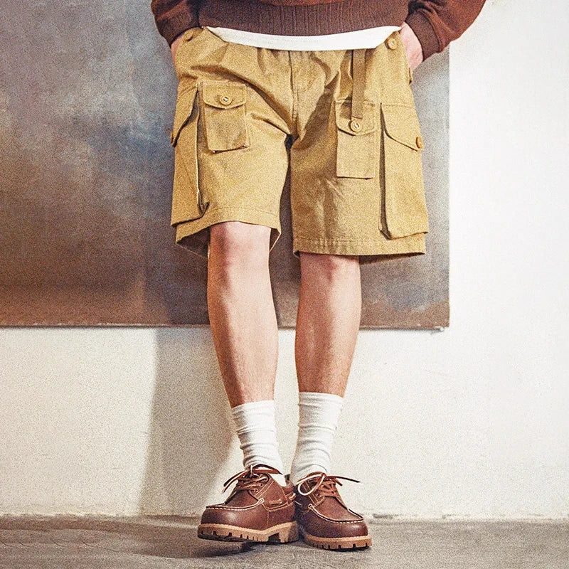 Red-Brown Split Leather Solid Shoes