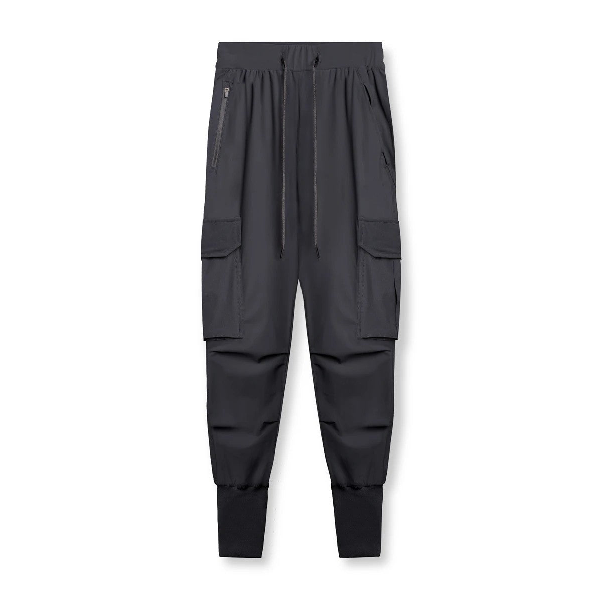 Elastic Solid Thin Quick-Dry Cargo Pants
