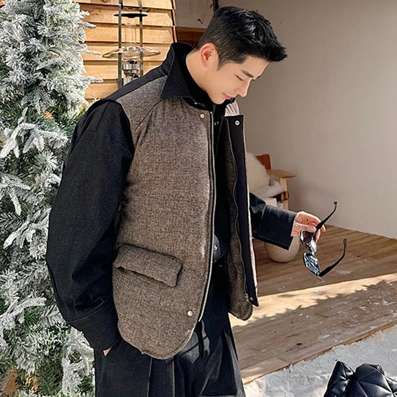 Single Breasted Zipper Padded Vest