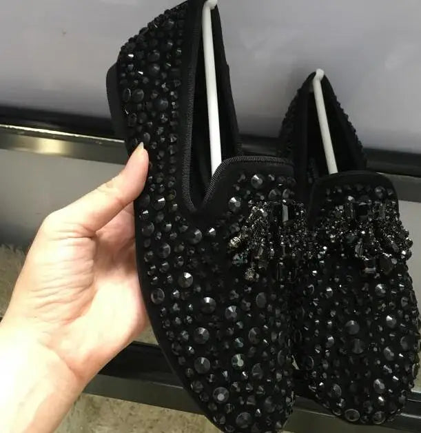 Luxury Rhinestone Style Men's Shoes