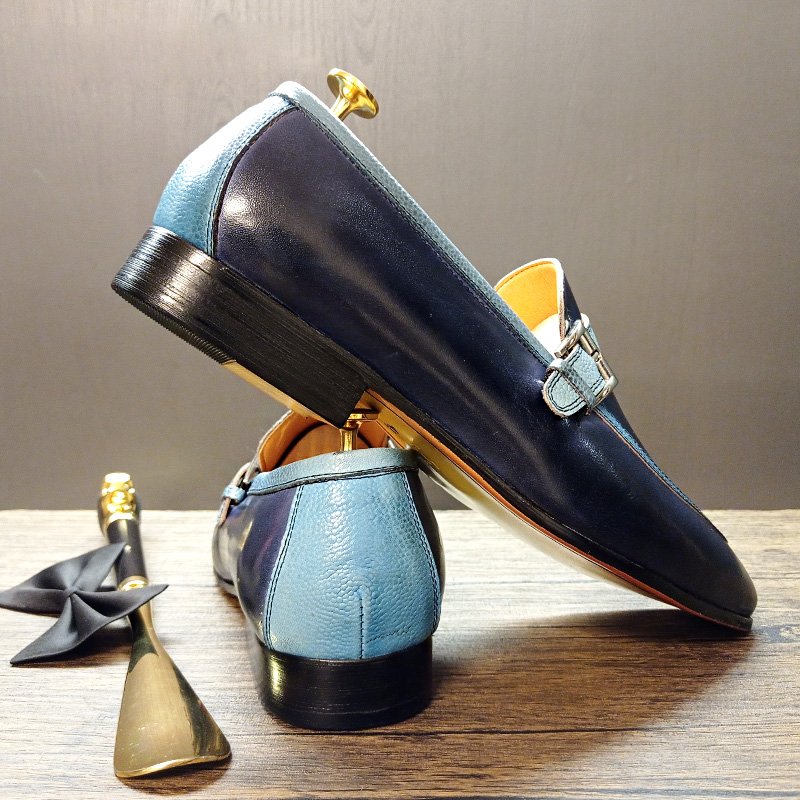 Monk Strap Genuine Leather Loafers