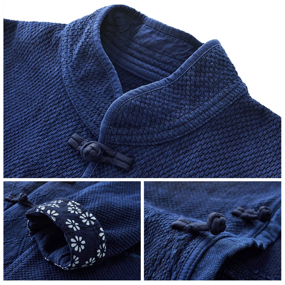Multi-pocket Chinese Traditional Style Jacket