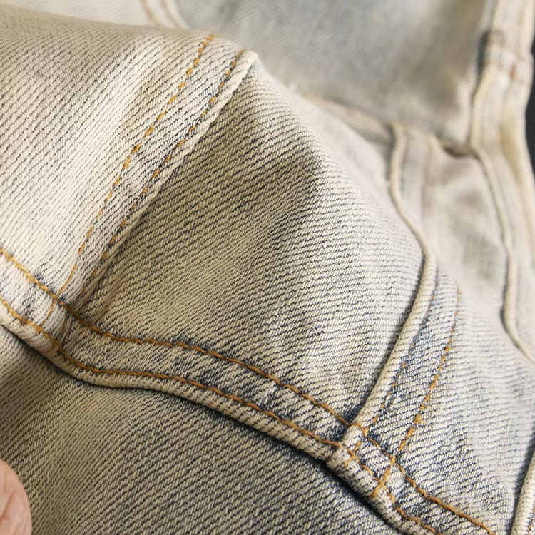 Gradient Contrast Color Men's Jeans