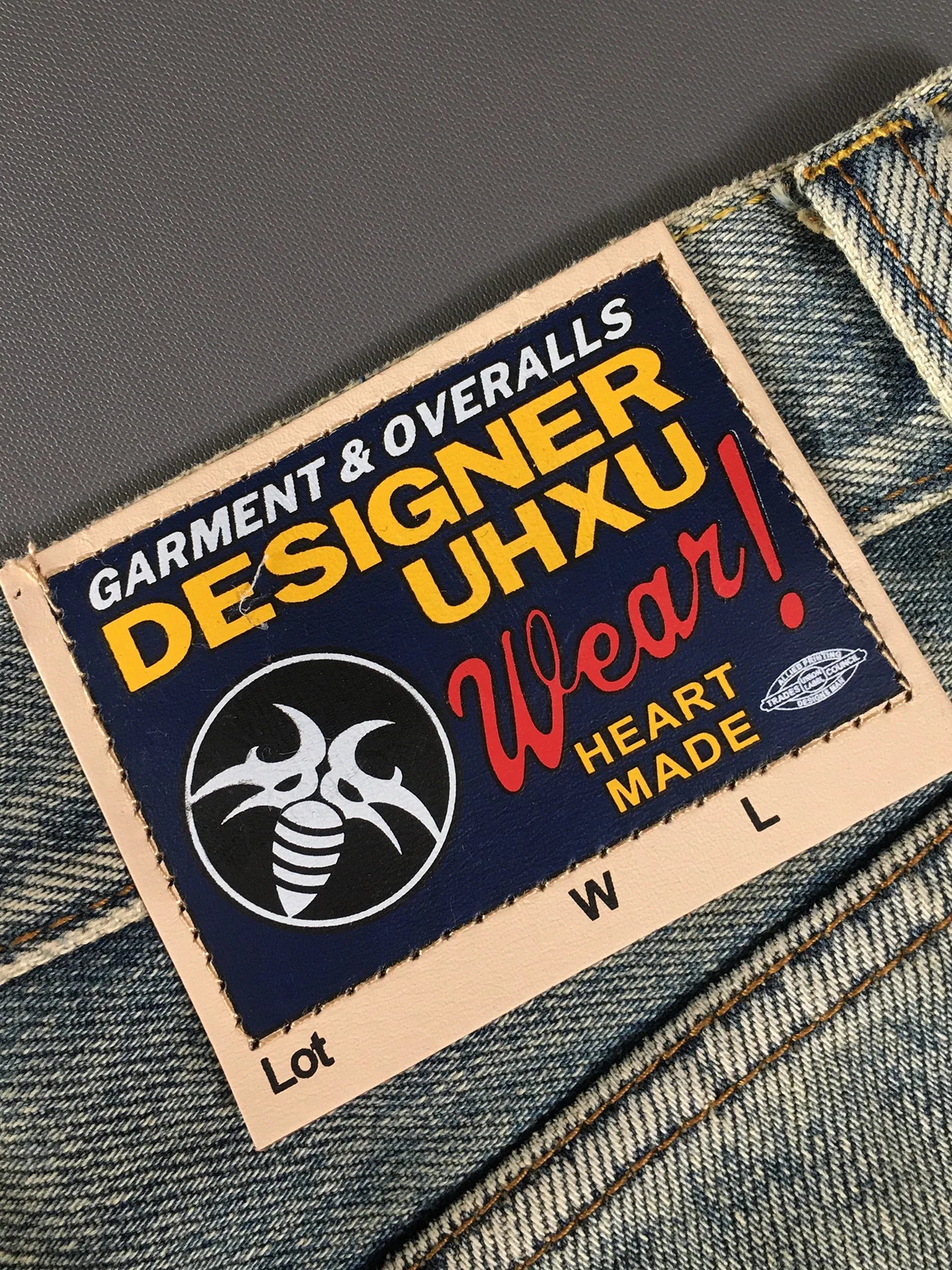 Heavyweight Ripped Loose Straight Jeans