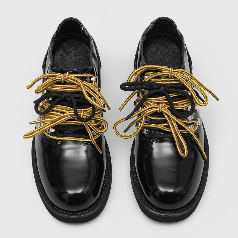 Edgy Thick-Soled Men's Derby Shoes