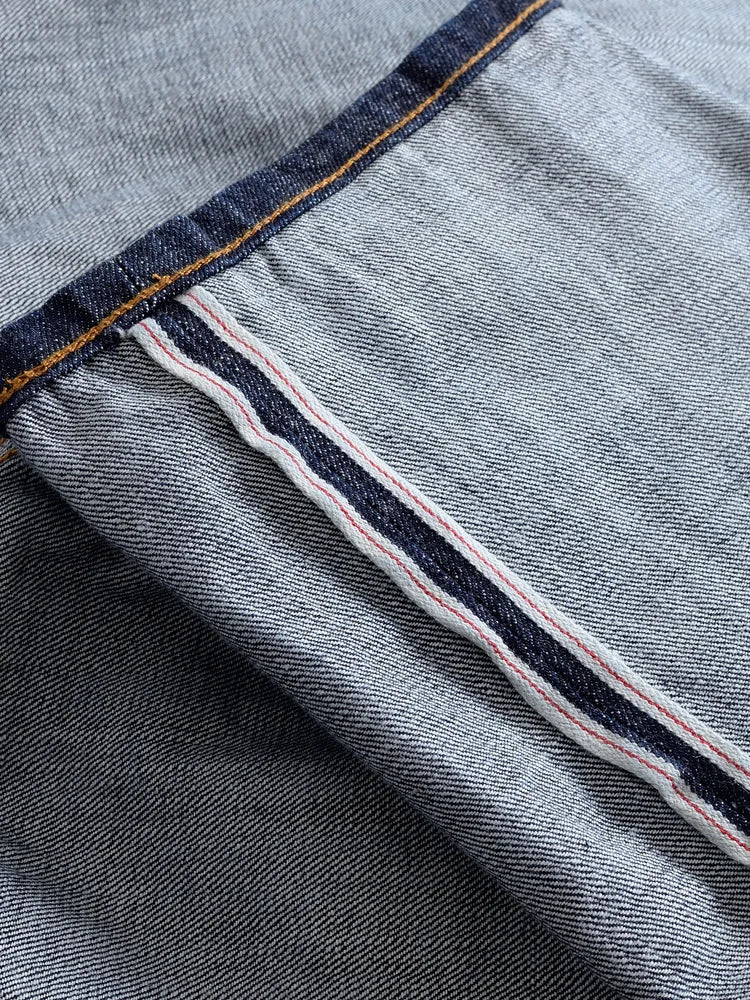 Solid Casual Denim Straight Jeans