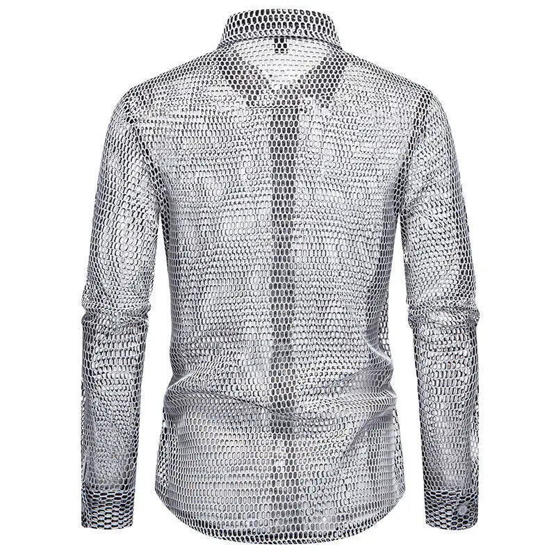 Hollowed Out Nightclub Long-Sleeved Shirt