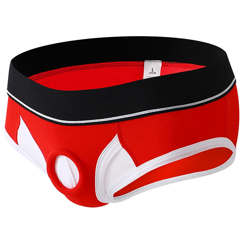 Sexy Silicone Hole Ring Brief