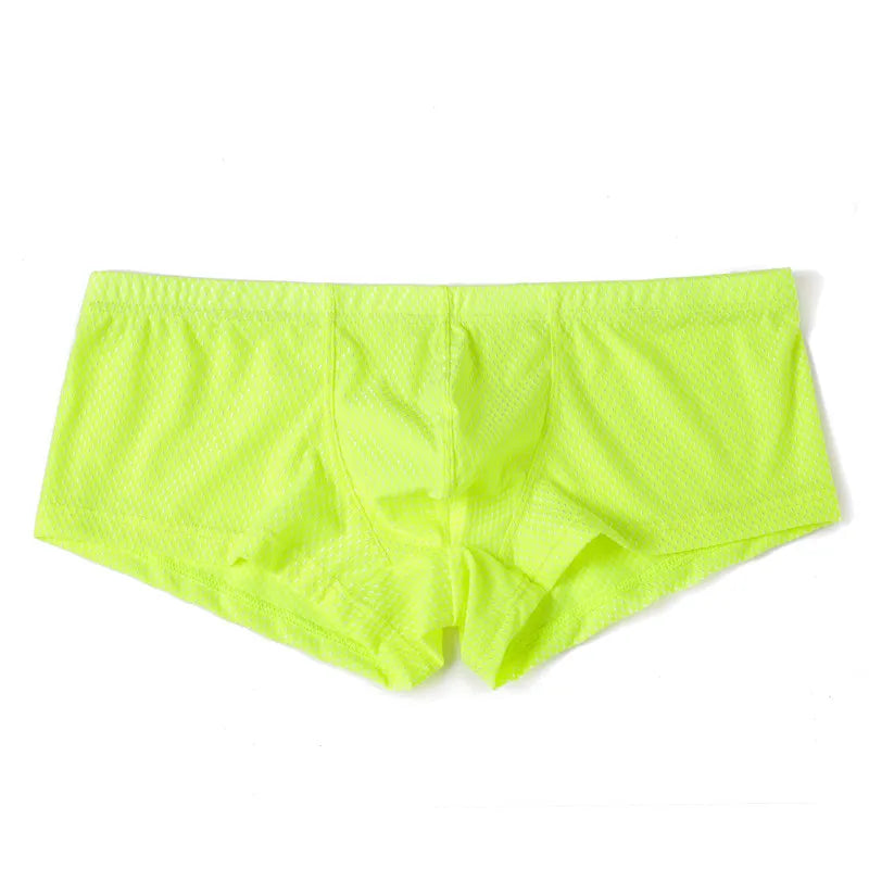 Dot Pattern Nylon Elastic Waist Boxer