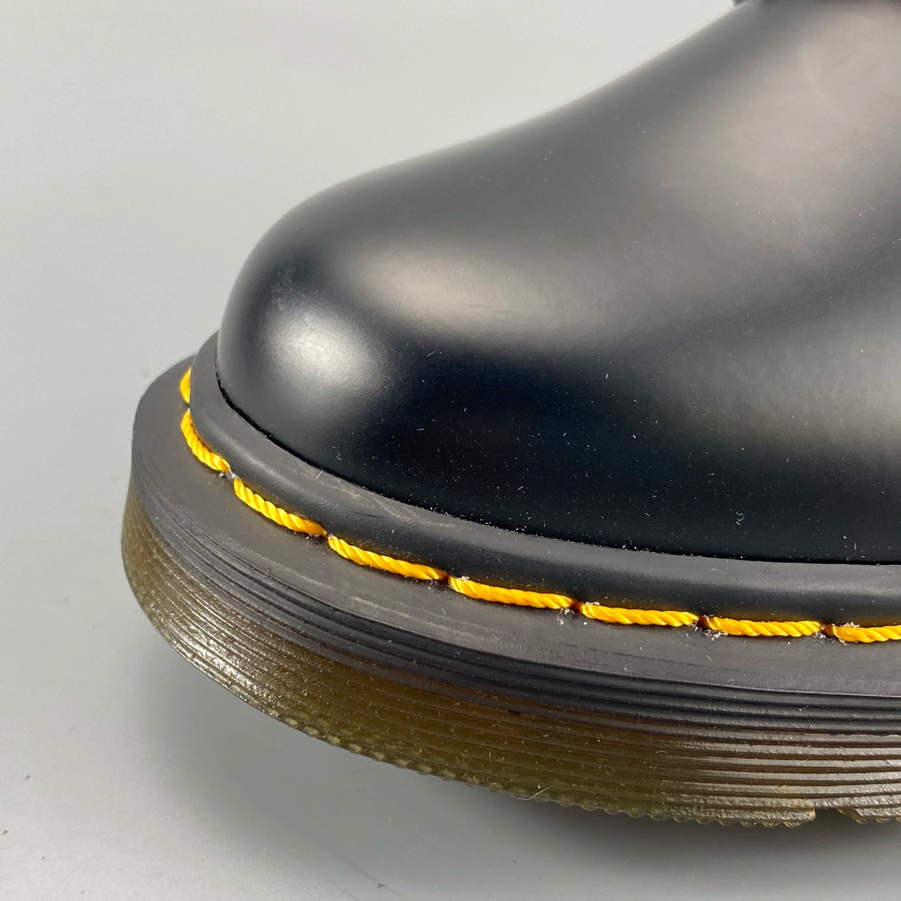 Classic Black Leather Zip Derby Shoes