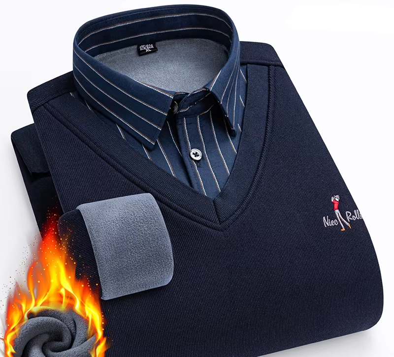 Two Layered Warm Thickened Sweater