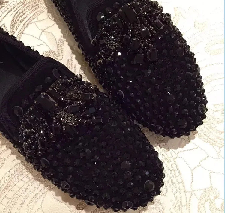 Luxury Rhinestone Style Men's Shoes