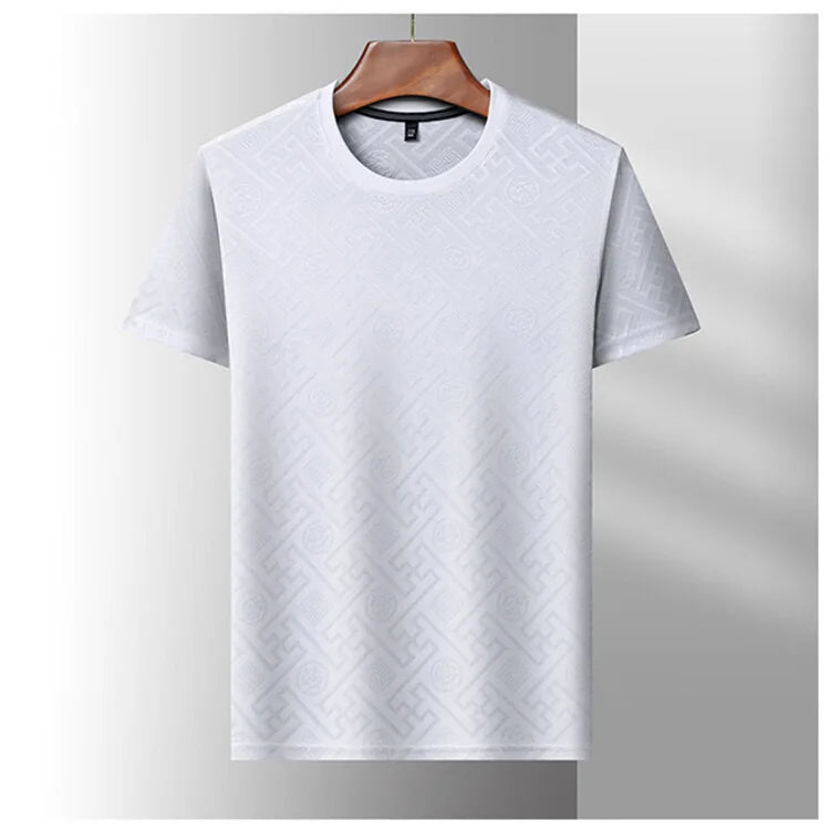 Geometric Pattern O-Neck Casual T-Shirt