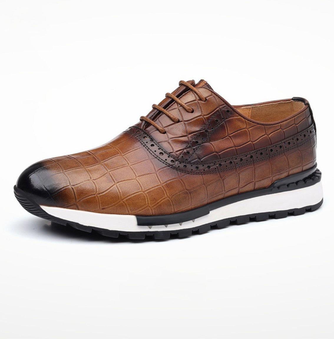 Genuine Leather Casual Daily Sneakers