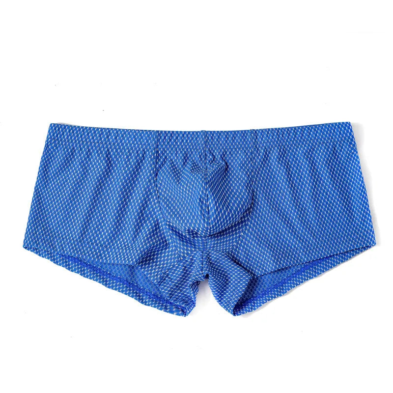 Dot Pattern Nylon Elastic Waist Boxer