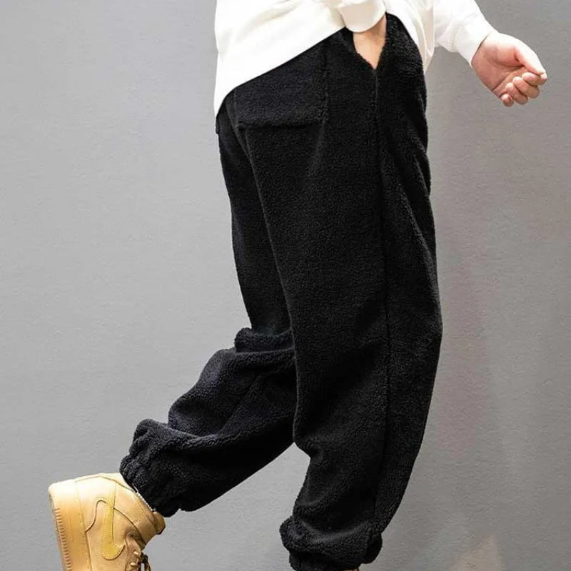 Y2k Embroidery Loose Fleece Sweatpants