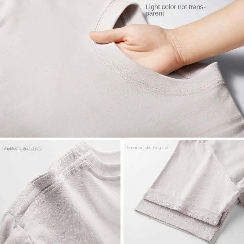 Cotton Polyester Letter Printed T-Shirt