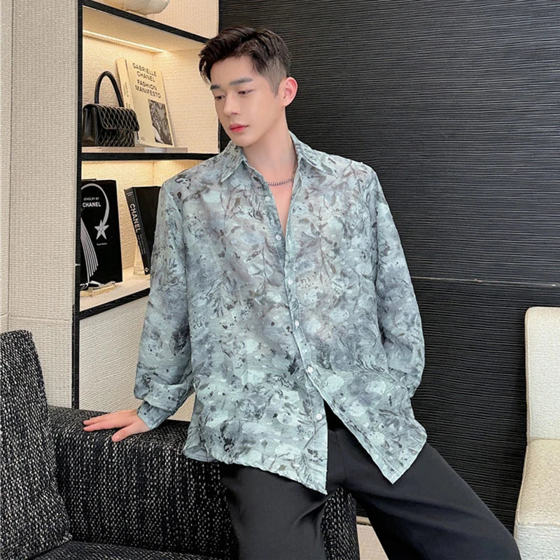 Printed Pattern Loose Casual Shirt