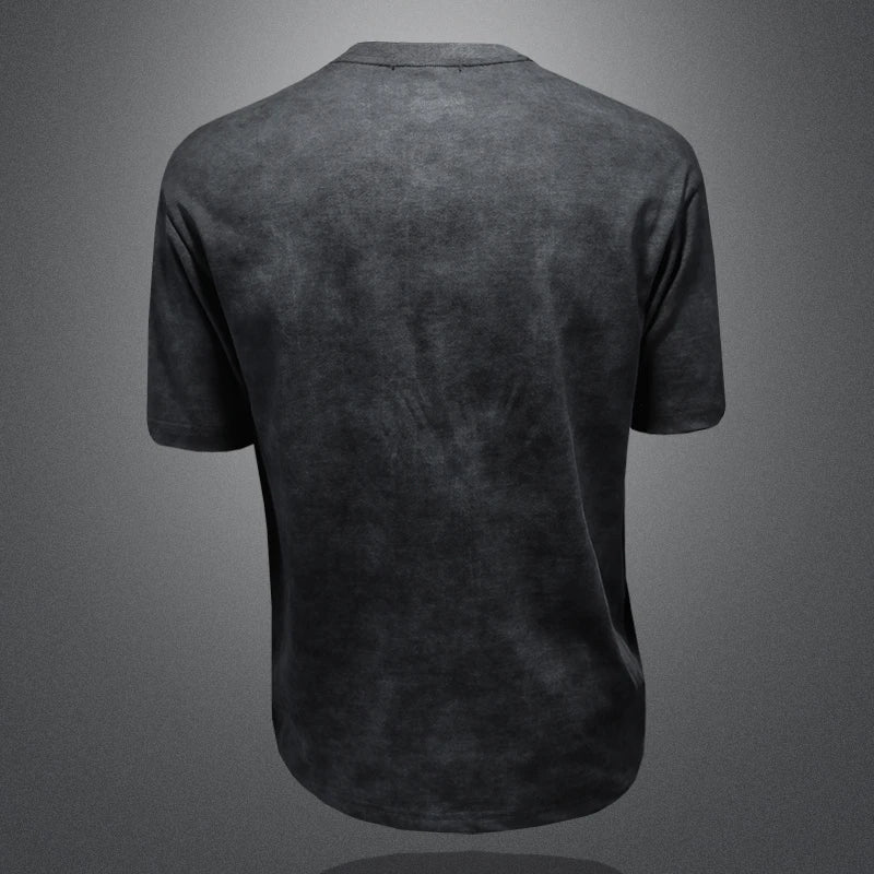 Numerical Printed O-Neck T-Shirt