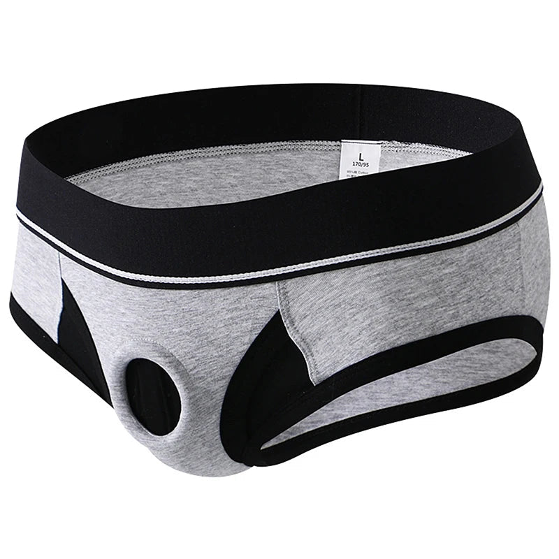 Sexy Silicone Hole Ring Brief