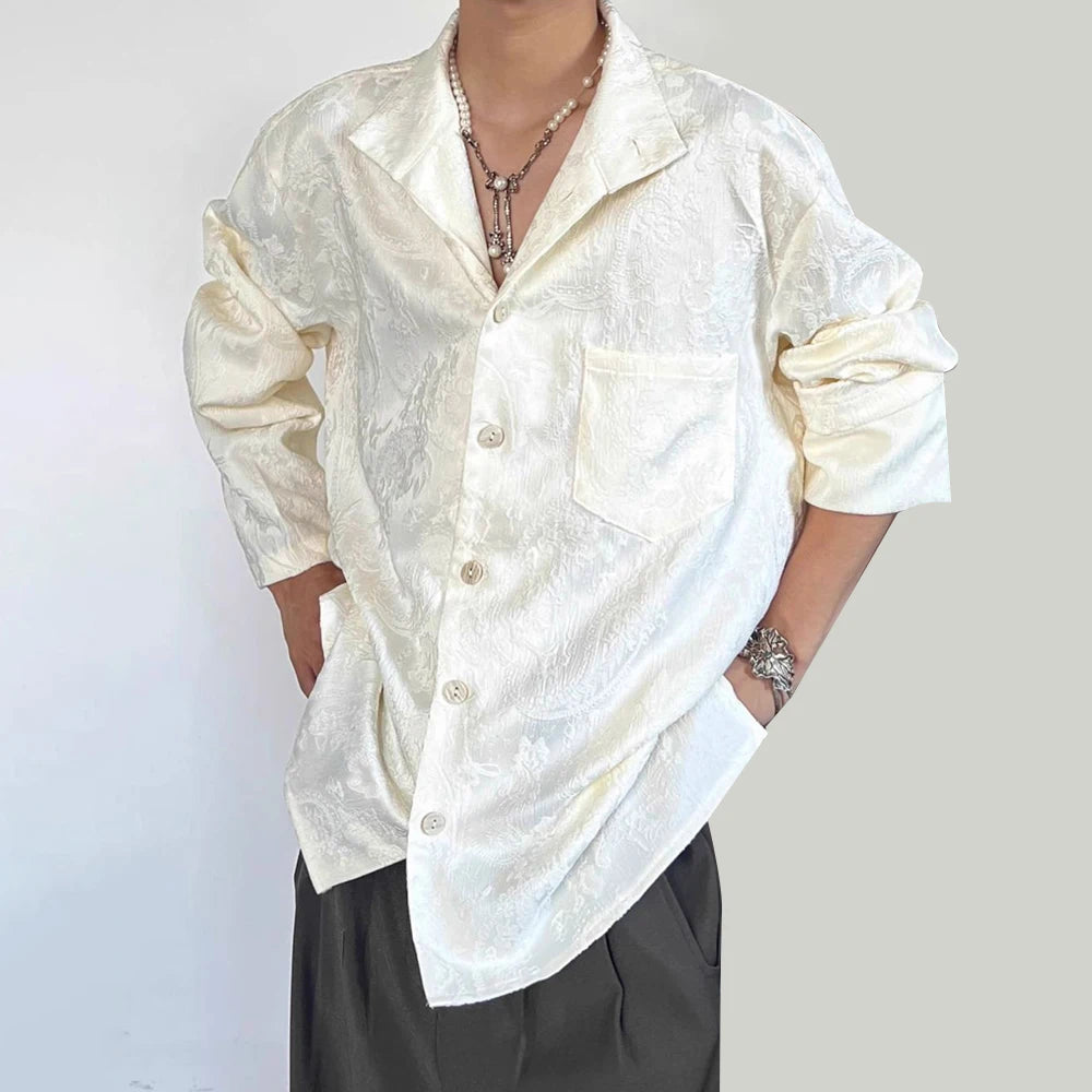 Chinese Style Retro Jacquard Shirt