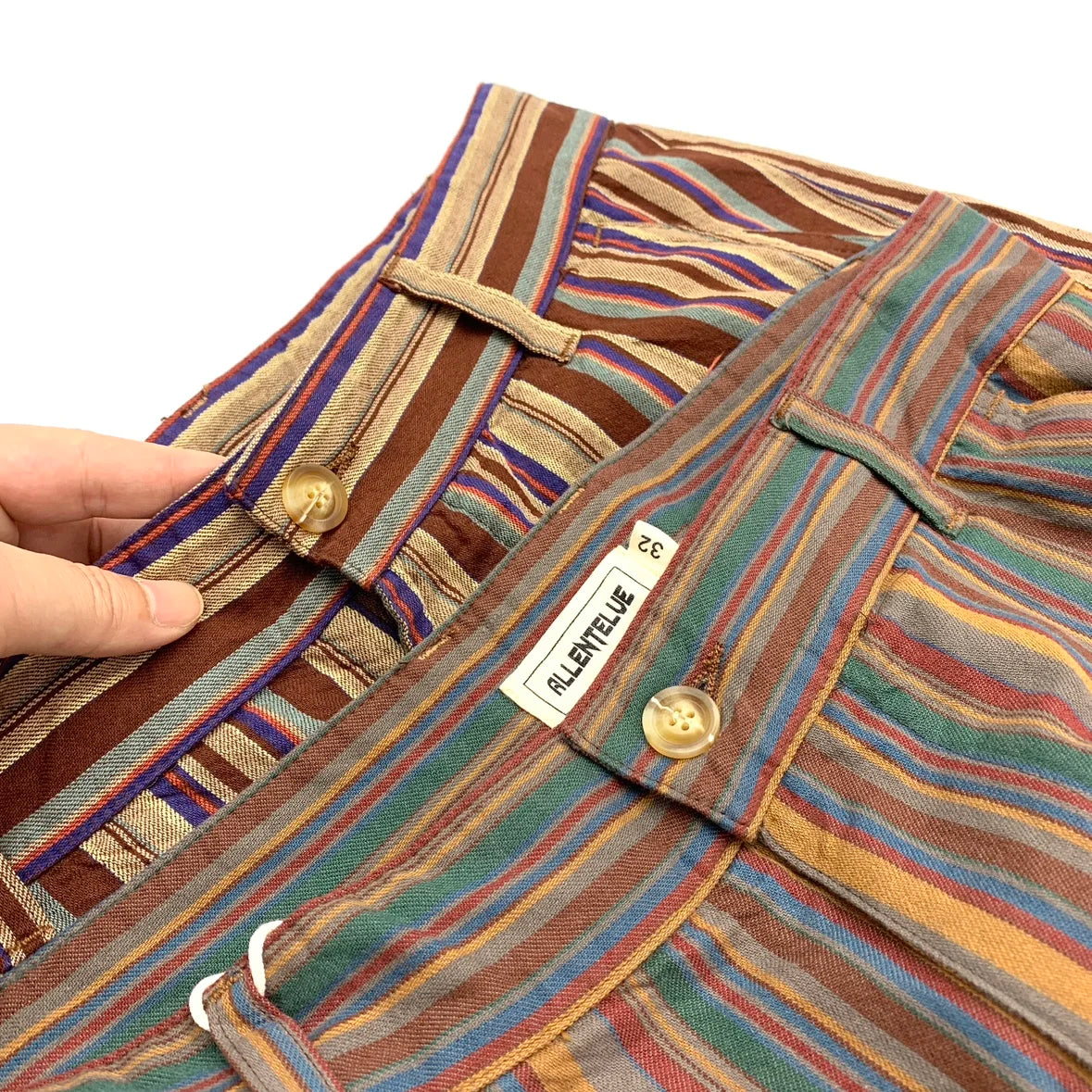 Colorful Striped Casual Men's Pants