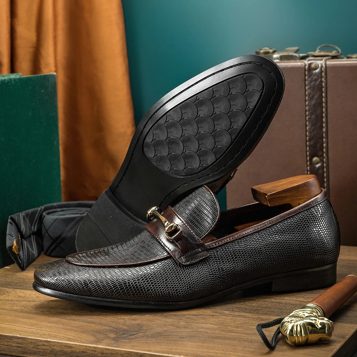 Luxury Handmade Genuine Leather Loafers Shoes
