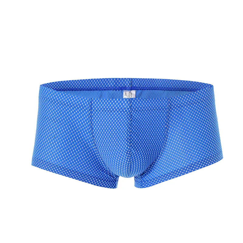 Dot Pattern Nylon Elastic Waist Boxer