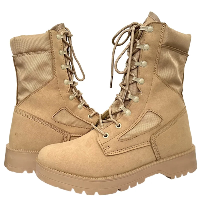 Split Leather Tactical Combat Men's Boots