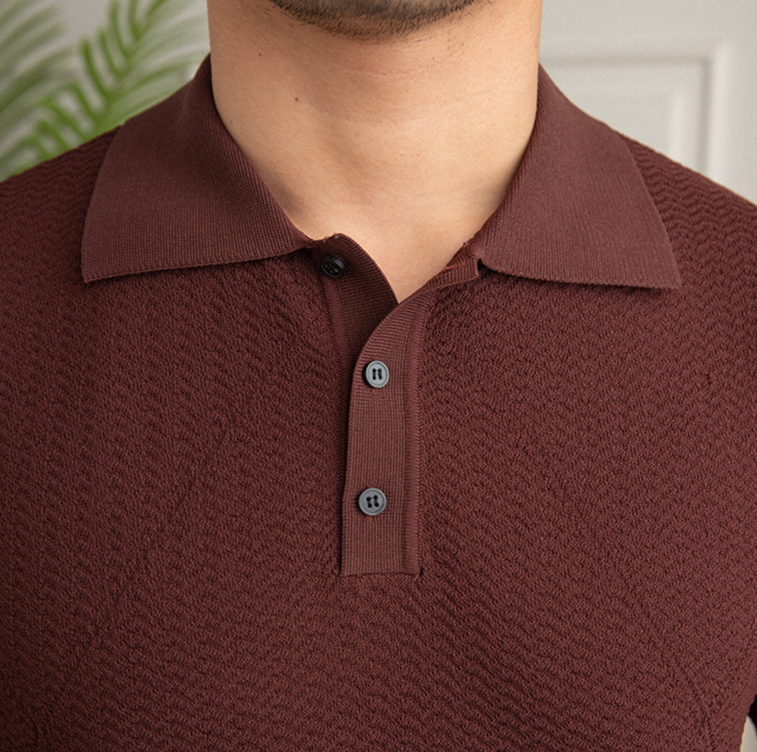 Casual Solid Color Short Sleeve Polo Shirt