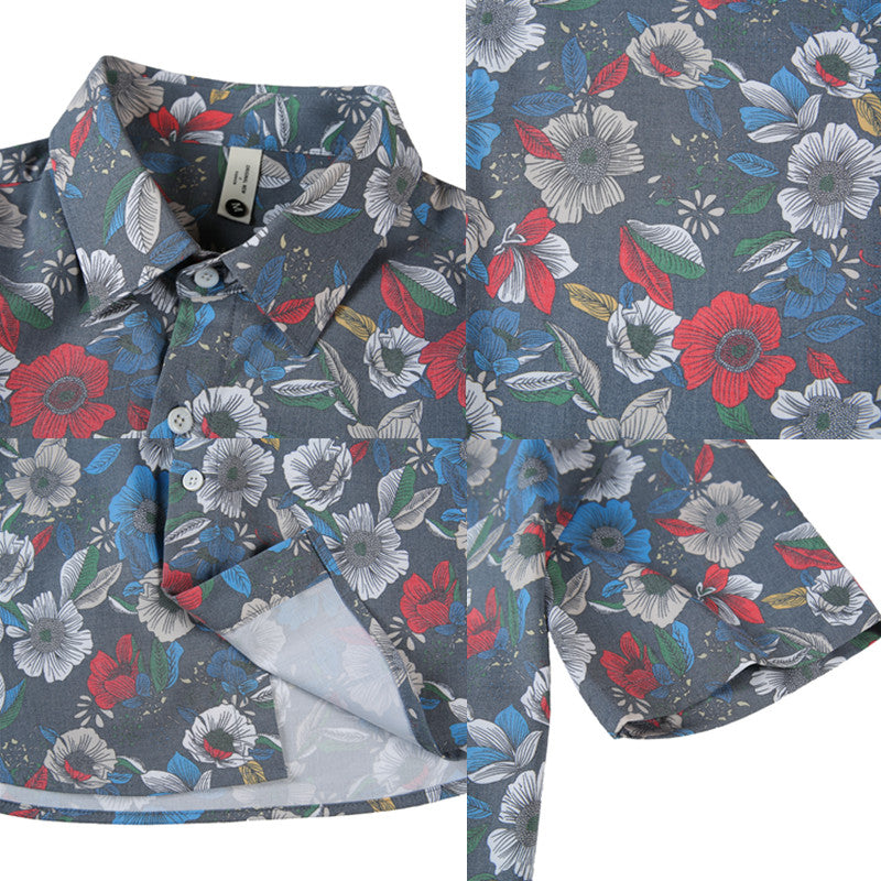 Printed Floral Slim Fit Shirt