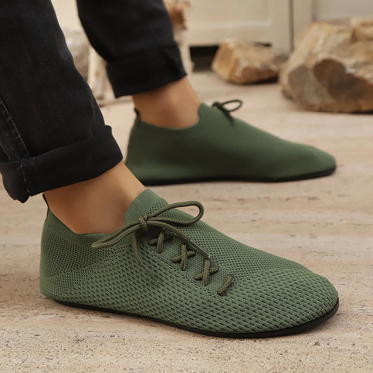Thin Bottom Breathable Mesh Shoes